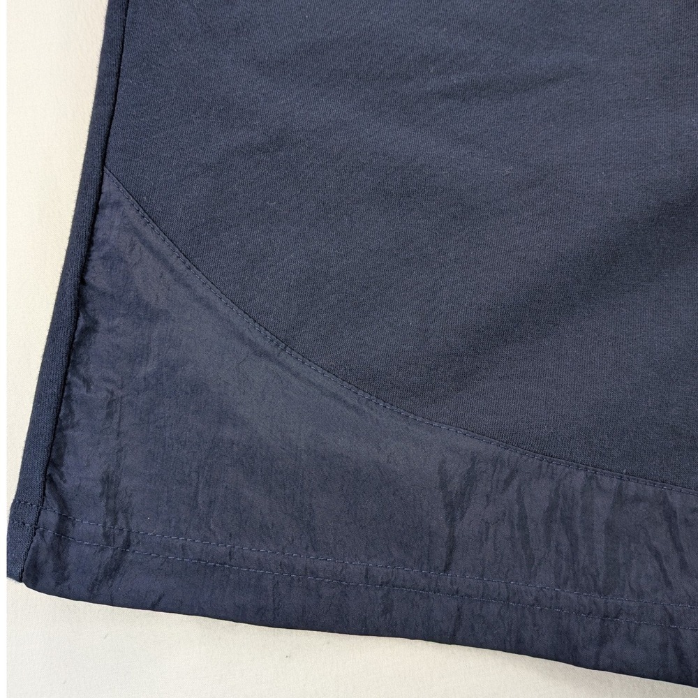 Adidas Shorts Mens XL Navy Blue Cotton Athleisure Athletic Shorts Zipper Pockets - Picture 4 of 12